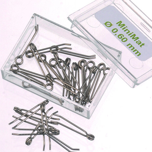 Mattierfedern, abgwinkelt, MiniMat  32 Stk.