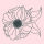 May&Berry Stempel, Blüte groß, nude