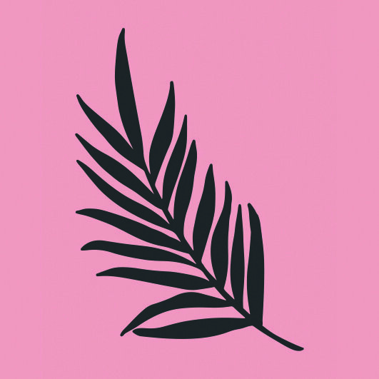 May&Berry Stempel, Bambuszweig, rosa