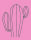 May&Berry Stempel, Wüstenkaktus, rosa