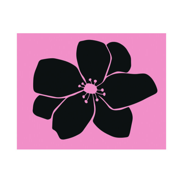 May&Berry Stempel, Blüte Anemone, rosa