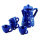 Miniatur, Teeservice, blau, 5 - teilig