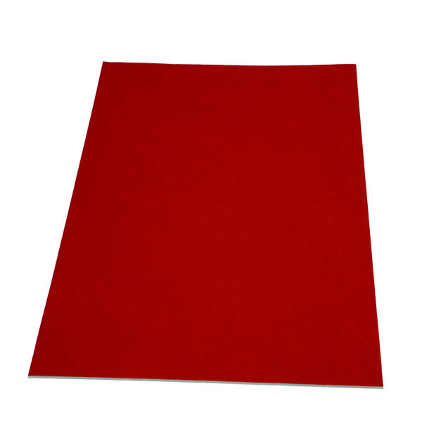 Modellierfilzplatte, für Dekorationen, rot, ~270g/m²