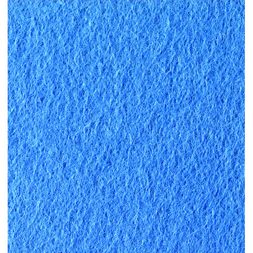 Modellierfilzplatte, für Dekorationen, mittelblau, ~270g/m²