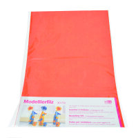 Modellierfilzplatte, für Dekorationen, orange, ~270g/m²