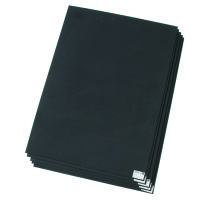 Moosgummiplatte  schwarz 500 x 700 x 3 mm