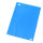 Moosgummiplatte  blau 500 x 700 x 3 mm
