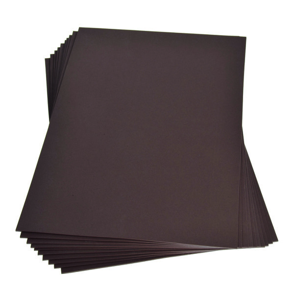 Moosgummiplatte  braun 200 x 300 x 2 mm