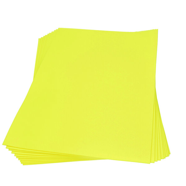 Moosgummiplatte  gelb 2 mm 300 x 450 x 2 mm
