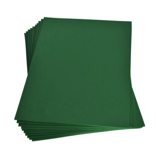 Moosgummiplatte  grün 200 x 300 x 2 mm