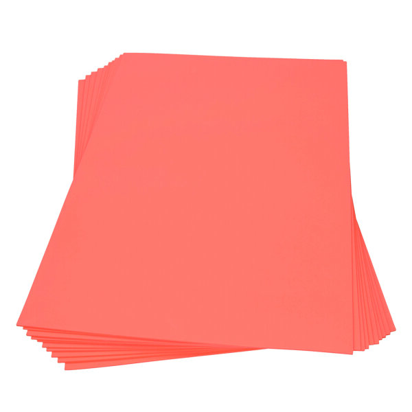 Moosgummiplatte  orange 300 x 450 x 2 mm