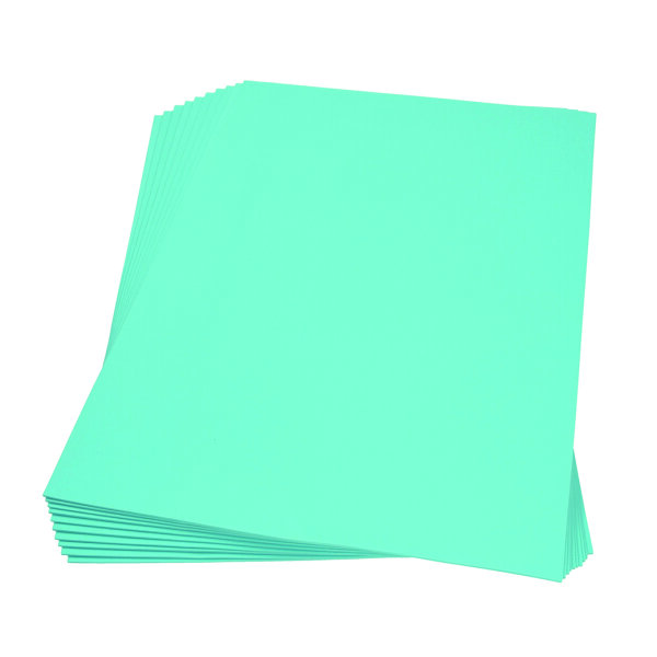Moosgummiplatte  hellblau 300 x 450 x 2 mm