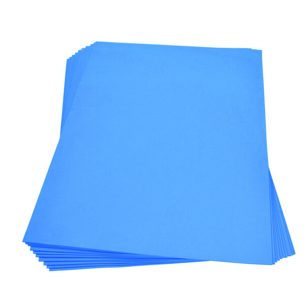 Moosgummiplatte  blau 300 x 450 x 2 mm