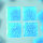 MosaixPro-Glassteine  azurblau, 10 x 10 x 4 mm 200 g