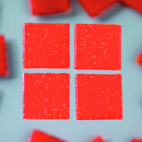 MosaixPro-Glassteine  rot, 10 x 10 x 4 mm 1.000 g