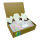 NABBI® BioBeads, Set biologisch abbaubar, Pastell Mix, 3 x 3.000 Stk. / 3 Platten