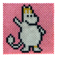 NABBI® BioBeads, Moomin Snorkmaiden Kit  ~1.200 Stk. / 1 Legeplatte