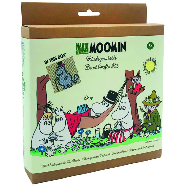 NABBI® BioBeads, Moominpappa Kit  ~1.200 Stk. / 1 Legeplatte