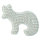 NABBI® BioBeads Legeplatte, Fuchs, weiß 11 x 9 cm