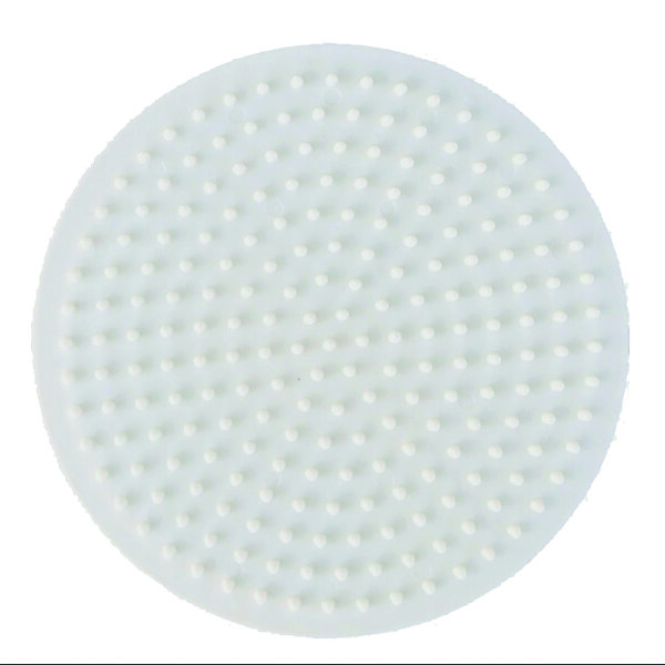 NABBI® BioBeads Legeplatte, Kreis, weiß 9 cm