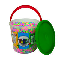 NABBI® Bügelperlen, im Henkeleimer, Pastell Mix,...