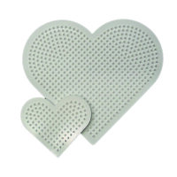 NABBI® Legeplatte, Mix Herz, weiß, 2 Stk. 16 /...