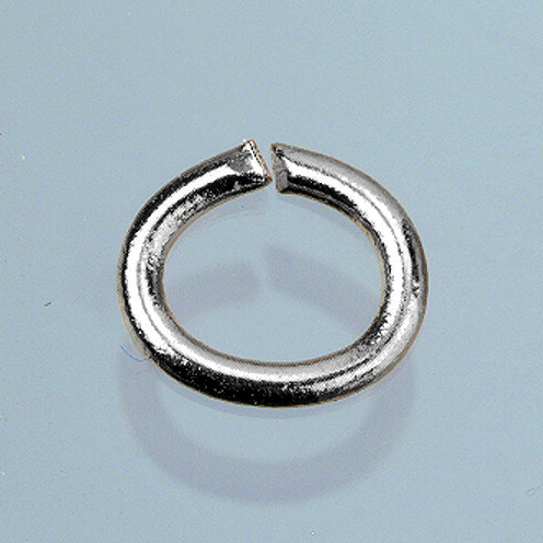 Ösen, oval groß, silberfarbig, 10 Stk.