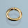 Ösen, oval groß, goldfarbig, 10 Stk.