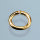 Ösen, oval groß, goldfarbig, 100 Stk.