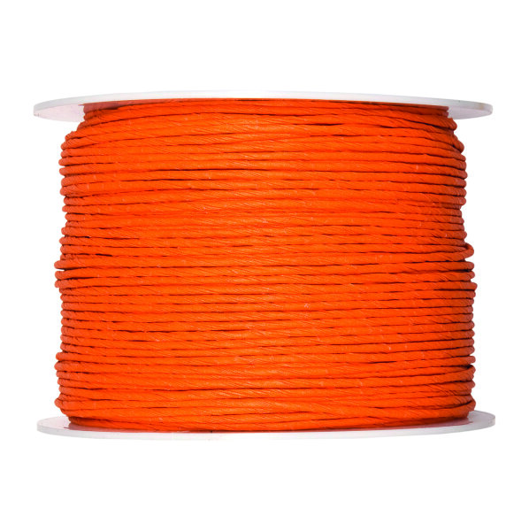 Papierkordel mit Draht  orange