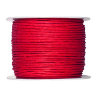 Papierkordel mit Draht  rot