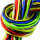 Paracord, sortiert, Farbmix 3, 6 Stk.
