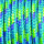 Paracord, Farbmix, türkis lila hellgrün 2 mm x 50 m