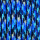 Paracord, Farbmix, blau 4 mm x 50 m