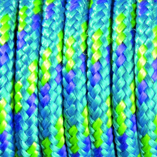 Paracord, Farbmix, türkis lila hellgrün, 1 Stk.