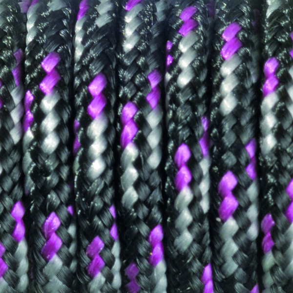 Paracord, Farbmix, schwarz weiß pink, 1 Stk.