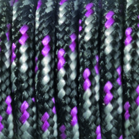 Paracord, Farbmix, schwarz weiß pink, 1 Stk.