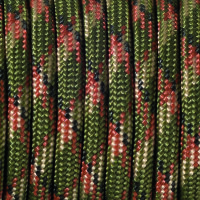 Paracord, Farbmix, olivgrün, 1 Stk.