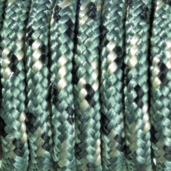 Paracord, Farbmix, schwarz grau weiß 2 mm x 50 m