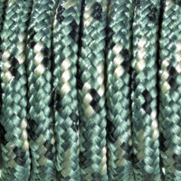 Paracord, Farbmix, schwarz grau weiß 2 mm x 50 m