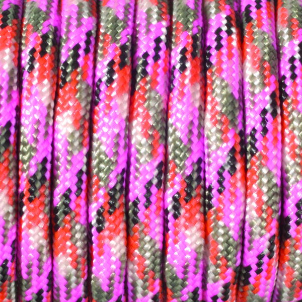 Paracord, Farbmix, pflaume 4 mm x 50 m