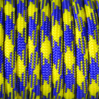 Paracord, Farbmix, gelb lila blau, 1 Stk.