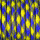 Paracord, Farbmix, gelb lila blau 4 mm x 50 m