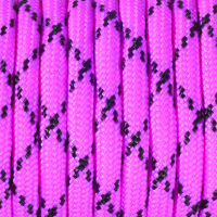 Paracord, Farbmix, pink schwarz 4 mm x 50 m