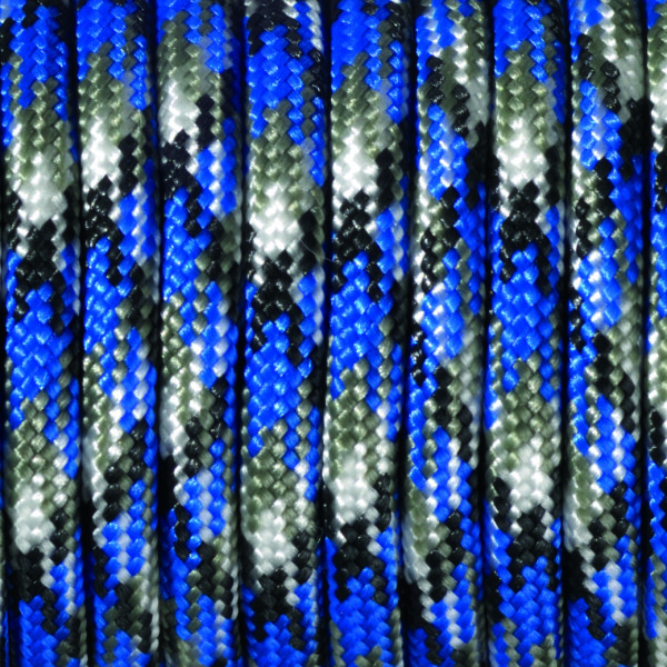 Paracord, Farbmix, blau, 1 Stk.