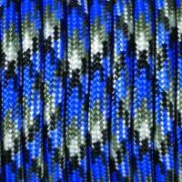 Paracord, Farbmix, blau, 1 Stk.