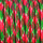 Paracord, Farbmix, rot grün 4 mm x 50 m