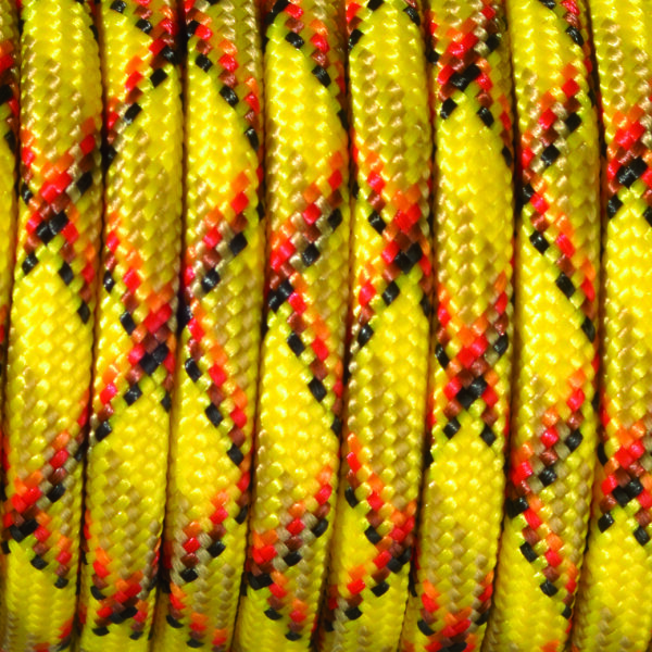 Paracord, Farbmix, gelb 4 mm x 50 m
