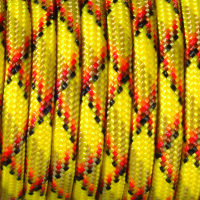 Paracord, Farbmix, gelb 4 mm x 50 m