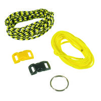 Paracord Starter Set, sortiert, gelb schwarz weiß,...